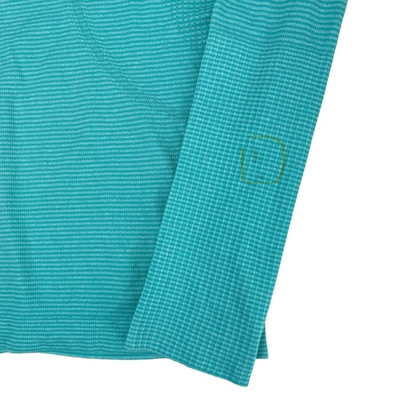 lululemon Swiftly Tech Long Sleeve Scoop Heathered Blue Tropics Sz 4 - Picture 10 of 15